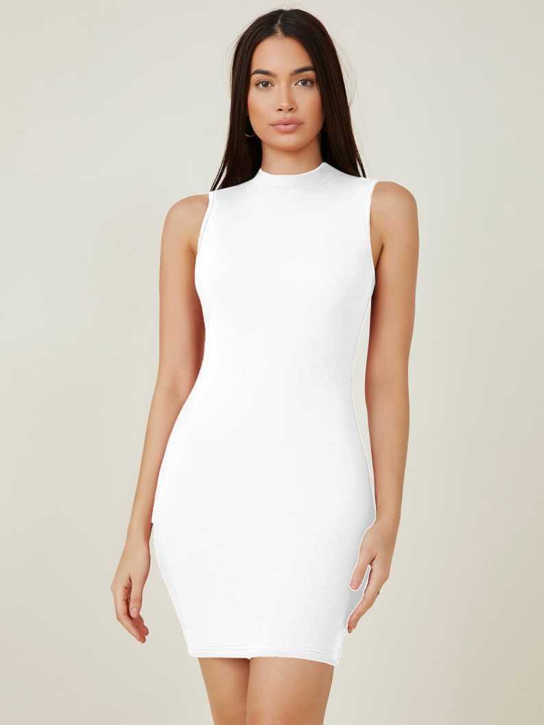 Whitewhale Women Bodycon White Dress – whitewhale
