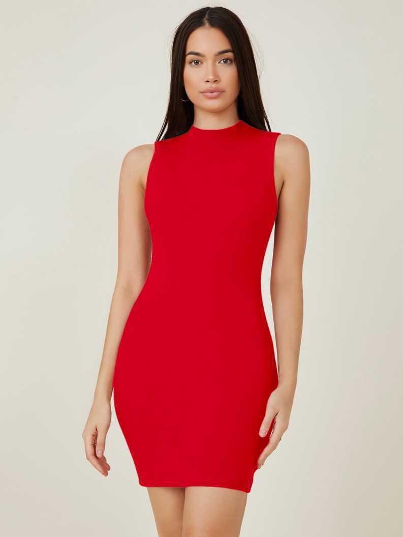 Whitewhale Women Bodycon Red Dress whitewhale Whitewhale Women Bodycon Red Dress whitewhale