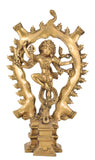 White Whale Natraj Brass Statue;Nataraja - King of Dancers Hindu God Shiva for Home Temple Mandir feng Shui Home Decorative Showpiece