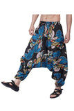 Whitewhale Men's Cotton Solid Harem Pants Yoga Trousers Hippie Pant