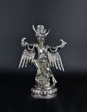 White Whale Brass Lord Garud Dev Idols | Garuddev Statues | Lord Garuda| Garuda Brass Idol| Garuda Statue| Garud Dev Murti | Garuda Idol,Gold, 8.5 Inch, 1 Piece