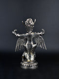 White Whale Brass Lord Garud Dev Idols | Garuddev Statues | Lord Garuda| Garuda Brass Idol| Garuda Statue| Garud Dev Murti | Garuda Idol,Gold, 8.5 Inch, 1 Piece
