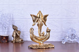 White Whale Antique Statue of  Lord Ganesh for Home Decoration for Gift and showpiece