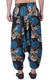 Whitewhale Men's Cotton Solid Harem Pants Yoga Trousers Hippie Pant