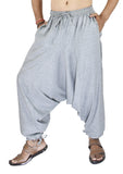 Whitewhale Men's & Womens's Cotton Summer Baggy Boho Aladdin Hippie Yoga Harem Pants