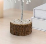White Whale stone Tree Reiki Healing Crystal Gems Spiritual Feng Shui Vastu Table Decor