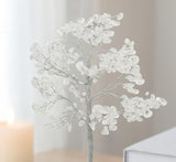 White Whale stone Tree Reiki Healing Crystal Gems Spiritual Feng Shui Vastu Table Decor