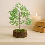 White Whale stone Tree Reiki Healing Crystal Gems Spiritual Feng Shui Vastu Table Decor
