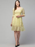 Whitewhale LATEST STYLISH TRENDY NEW FASHIONABLE GEORGETTE DRESS