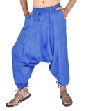 Whitewhale Men's & Womens's Cotton Summer Baggy Boho Aladdin Hippie Yoga Harem Pants