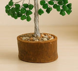 White Whale stone Tree Reiki Healing Crystal Gems Spiritual Feng Shui Vastu Table Decor