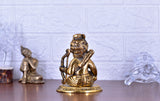 White Whale Lord Baby Krishna Metal Idol Sculpture Statue Home Décor