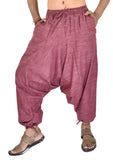 Whitewhale Men's & Womens's Cotton Summer Baggy Boho Aladdin Hippie Yoga Harem Pants