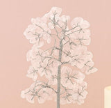 White Whale stone Tree Reiki Healing Crystal Gems Spiritual Feng Shui Vastu Table Decor