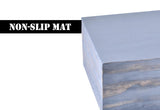 White Whale Tea Box Storage Natural Tea Chest Tea Bag Holder 8 Adjustable Tea Chest Compartments with Glass Window