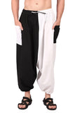 Whitewhale Men Women Cotton Summer Loose Baggy Hippie Boho Gypsy Harem Pants