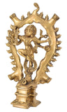 White Whale Natraj Brass Statue;Nataraja - King of Dancers Hindu God Shiva for Home Temple Mandir feng Shui Home Decorative Showpiece