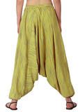 Whitewhale Mens Women Cotton Stripe Aladdin Loose Baggy Boho Hippie Harem Pants