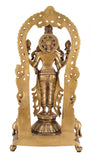 White Whale Brass Lakshmi Idol Hindu Goddess Laxmi Idol|Laxmi Statue|Laxmi Brass Idol|Laxmi Lakshmi Murti Home Office Showpiece Decor