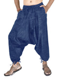 Whitewhale Men's & Womens's Cotton Summer Baggy Boho Aladdin Hippie Yoga Harem Pants