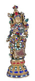 White Whale Radha Statue, Indian Lady Figure, Shyama, Kishori. Hindu Goddess of Love, Compassion & Devotion