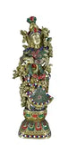 White Whale Radha Statue, Indian Lady Figure, Shyama, Kishori. Hindu Goddess of Love, Compassion & Devotion
