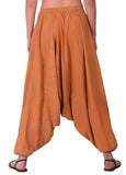 Whitewhale Mens Women Cotton Stripe Aladdin Loose Baggy Boho Hippie Harem Pants