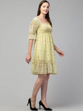 Whitewhale LATEST STYLISH TRENDY NEW FASHIONABLE GEORGETTE DRESS
