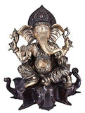 White Whale Ganesha Bhagwan Idol Ganesha Statue Ganpati Murti for Home Entrance Decor Luck Gift Home Decor