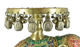 White Whale Handmade Ethnic Indian Brass Elephant Decor Showpiece, Home Decor Statue, Indian Decorations, Indian Houseware, Brass Figurine