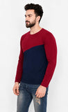 Whitewhale Men's Cotton Solid Full Sleeve Regular Fit Round Neck Casual Summer Wear Comfortable Daily Use T-Shirt