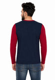 Whitewhale Men's Cotton Solid Full Sleeve Regular Fit Round Neck Casual Summer Wear Comfortable Daily Use T-Shirt