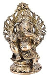 White Whale Ganesha Bhagwan Idol Ganesha Statue Ganpati Murti for Home Entrance Decor Luck Gift Home Decor