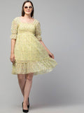 Whitewhale LATEST STYLISH TRENDY NEW FASHIONABLE GEORGETTE DRESS