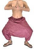 Whitewhale Men's & Womens's Cotton Summer Baggy Boho Aladdin Hippie Yoga Harem Pants