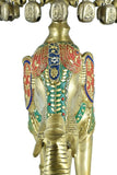 White Whale Handmade Ethnic Indian Brass Elephant Decor Showpiece, Home Decor Statue, Indian Decorations, Indian Houseware, Brass Figurine