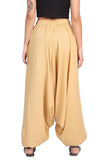 Whitewhale Mens Women Rayon Solid Aladdin Loose Baggy Boho Hippie Harem Pants