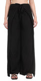 Whitewhale Womens Split Wide Leg Long Embroidered Rayon Wrap Palazzo Pant