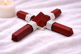White Whale Pyramid Energy Generator 4 Points Reiki Healing Crystal Spiritual Feng Shui Gift