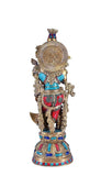 White Whale Radha Statue, Indian Lady Figure, Shyama, Kishori. Hindu Goddess of Love, Compassion & Devotion