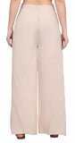 Whitewhale Womens Split Wide Leg Long Embroidered Rayon Wrap Palazzo Pant