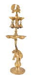 White Whale Brass Elephant Peocock Diya Table Decor Diyas & Bells Home Decor