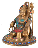 White Whale Mahadev |Bholenath Murti | Shiva Statue Brass Lord Shiva Shiv Shankar Statue Shiv ji Idol Home Decor Figurine