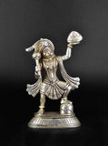 White Whale Brass Lord Hanuman Lifting Mountain Statue Hindu God Idols Balaji/ Bajrangbali Murti for Gift & Home Decor