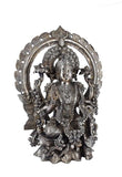 White Whale Goddess Lakshmi Statue,Hindu Goddess of Money, Wealth, Abundance, Fertility & Prosperity.
