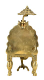 White Whale Shirdi Sai Baba Brass Statue Religious Strength Sculpture Idol