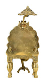 White Whale Shirdi Sai Baba Brass Statue Religious Strength Sculpture Idol