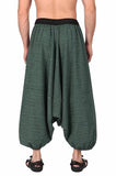 Whitewhale Men Women Cotton Stripe Summer Loose Baggy Hippie Boho Gypsy Harem Pants