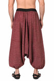 Whitewhale Men Women Cotton Stripe Summer Loose Baggy Hippie Boho Gypsy Harem Pants