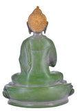 White Whale Brass Buddha Statue Murti for Home Decor Entrance Office Table Living Room Meditation Luck Gift Feng Shui Home Décor